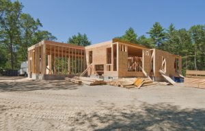 construction of wood house